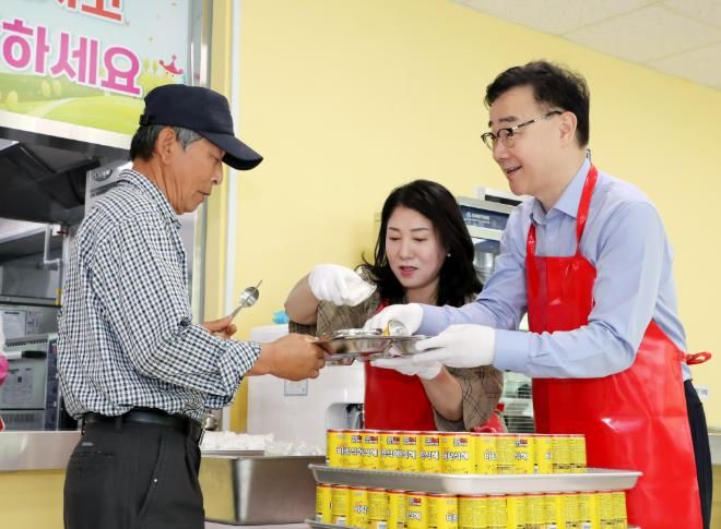 .남부하동노인복지관 배식봉사