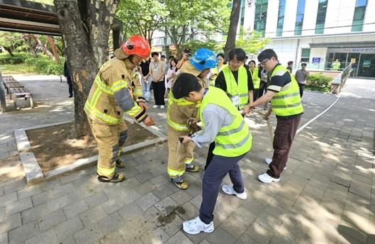 달서구, 2025 상반기 합동소방훈련 실시...위기 대응 능력 강화