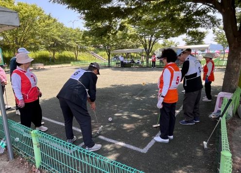 제21회 대한노인회 밀양시지회장기 노인게이트볼대회 개최