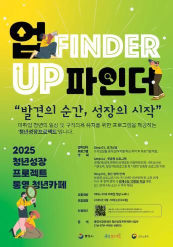 통영시‘청년성장프로젝트 업파인더’참여자 모집