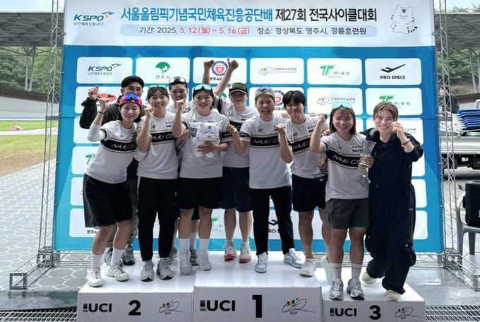 파죽지세 ‘나주시청 사이클팀’ 전국 대회 종합 준우승 쾌거