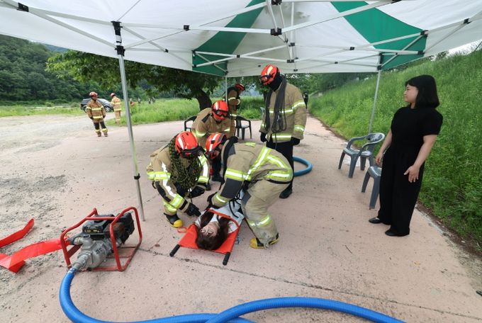 무주군 풍수해 대비 재난대응 안전한국훈련(서면마을)