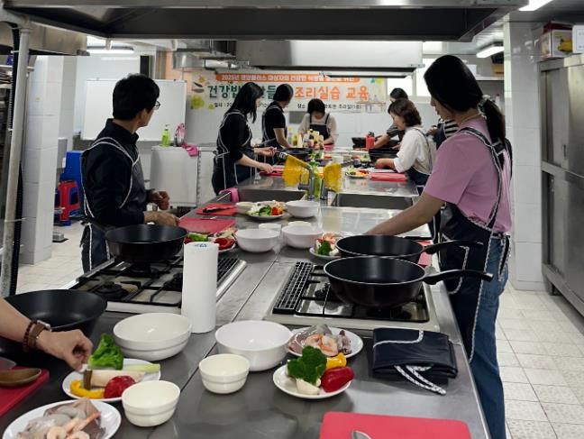 봉화군보건소 영양플러스사업 상반기 조리실습 운영