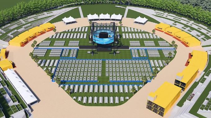 메인 무대 조감도