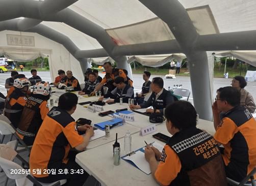 목포소방서, 긴급구조 종합훈련 실시