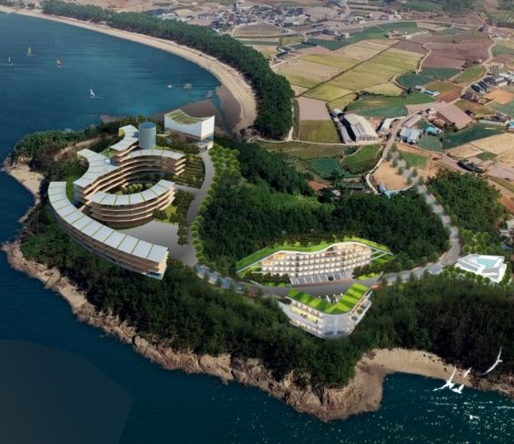 해제면 도리포 리조트 조감도