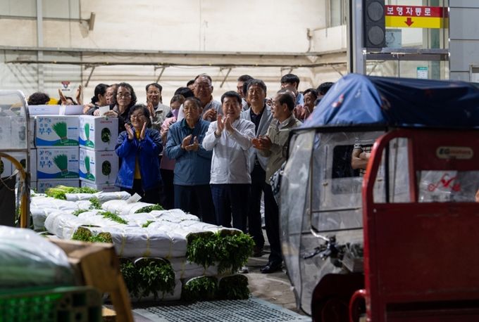 대전 농산물 도매시장 현장 방문 사진 제공 예정