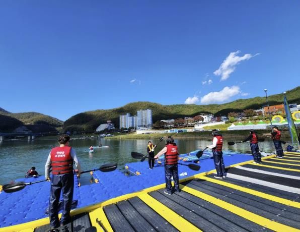 지난해 수상레저 아카데미 운영 사진