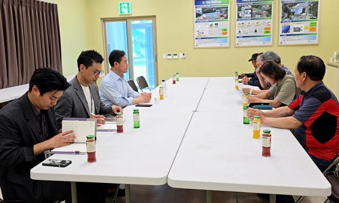 김진태 도지사, 신영재 홍천군수, 유해물질‧여름철 폭우 대비 현장점검