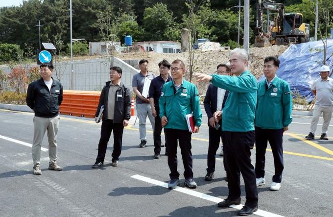 창원특례시, 자은3지구~풍호동 간 도로 개통 점검