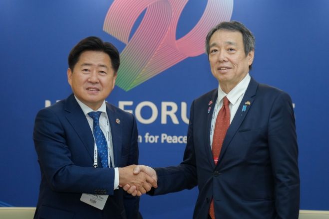 주한일본대사면담