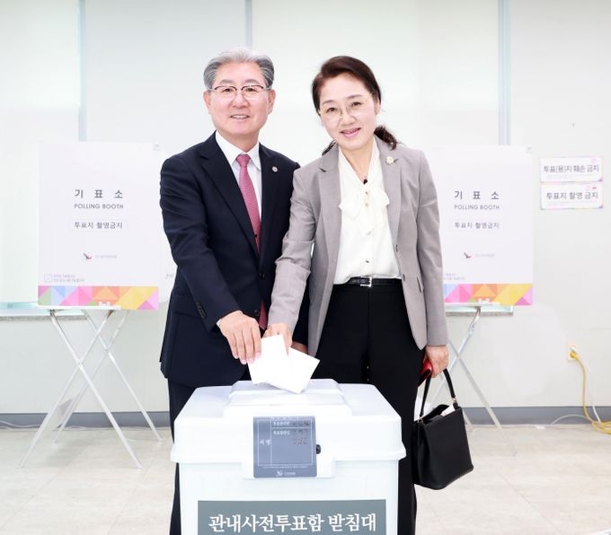 오태완 의령군수 사전투표