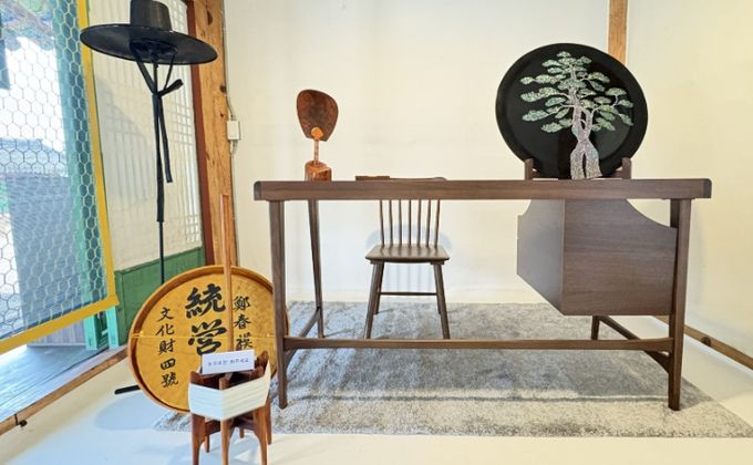 공예로 꾸민 방 전시