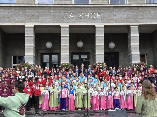 남구립 소년소녀합창단, 독일 할레 합창제에서 큰 감동 선사