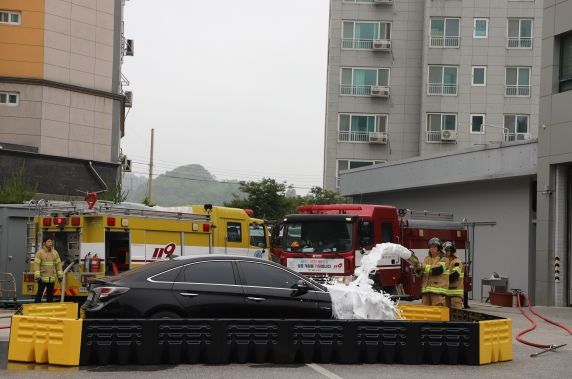 화재진압장비 시연회