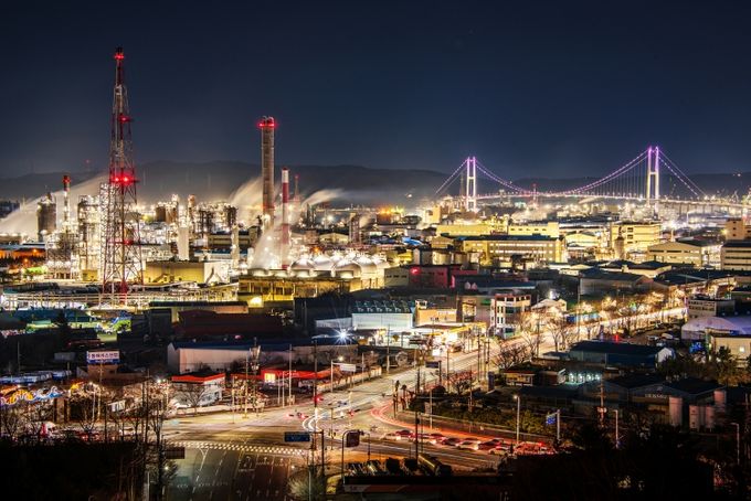 울산대교와 산업현장- 김종숙