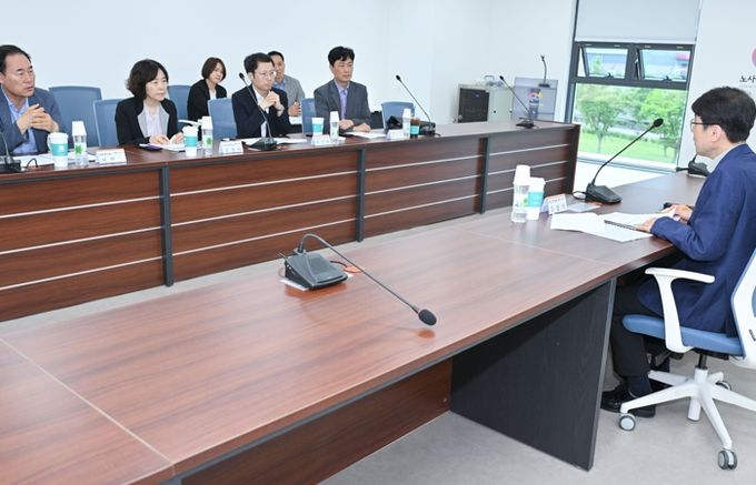 김정기 대구광역시 권한대행 노사평화의 전당 현장 방문 및 점검