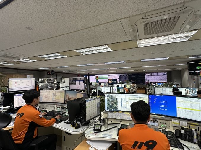 전북소방 119상황실