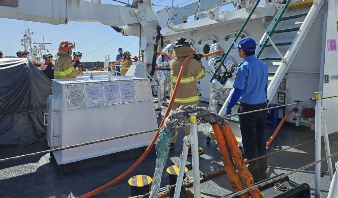 완도해경, 상반기 해상종합훈련