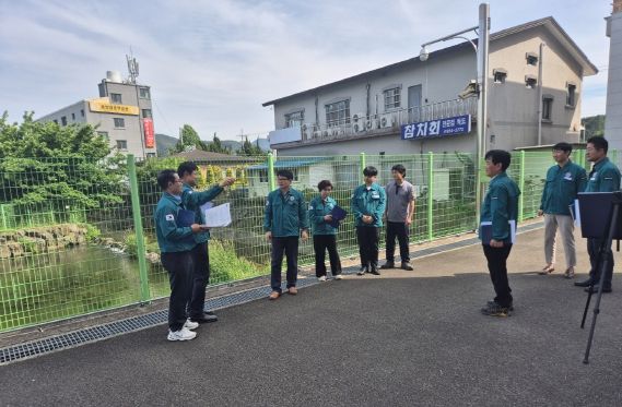 김제홍 사천시 부시장, 여름철 풍수해 대비 현장 점검 실시