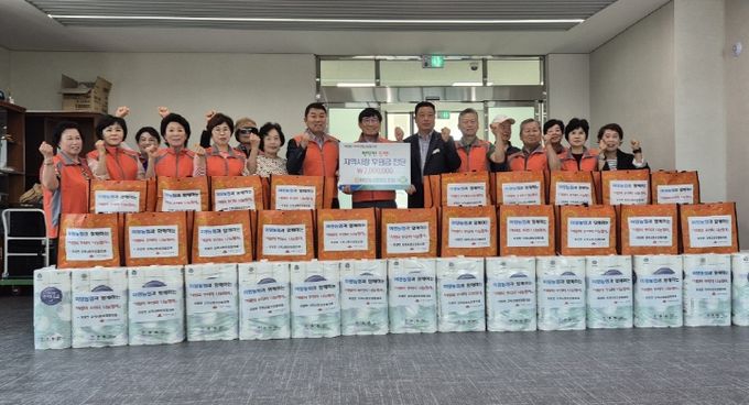 미양면 지역사회보장협의체, 미양농협과 함께 하는 ‘사랑의 꾸러미’ 나눔 행사 진행