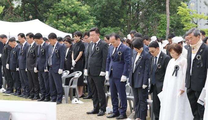 청주시, 제70회 현충일 추념식 개최