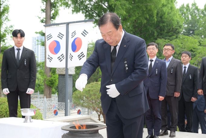 6일 세종시 '제70회 현충일 추념식' 충령탑에서 개최