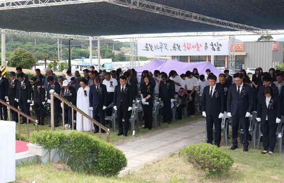 제70회 현충일 추념식, 신안군 전역서 엄숙히 거행
