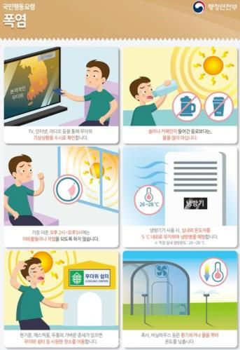 천안서북소방서, 폭염 대비 국민행동요령 홍보