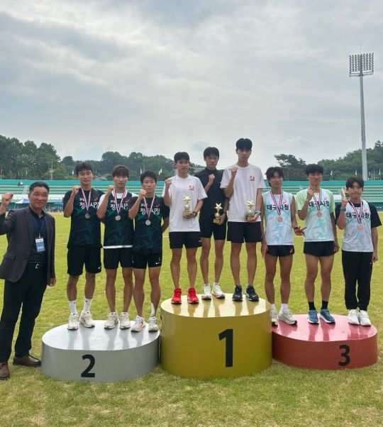 KBS배 전국육상경기대회서 은메달 획득