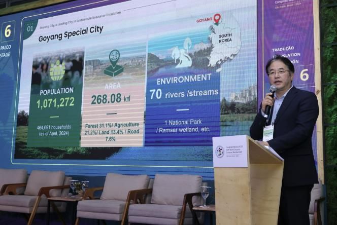 2024 이클레이 세계총회에서 세션발표하는 이동환 고양특례시장