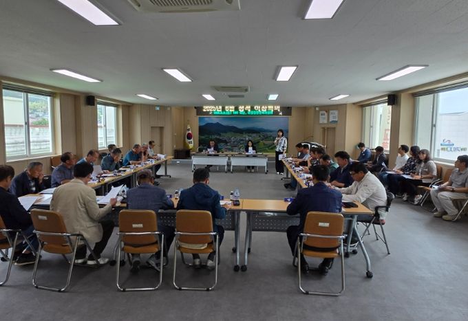 앵강만 수국테마관광지 조성사업 설명회