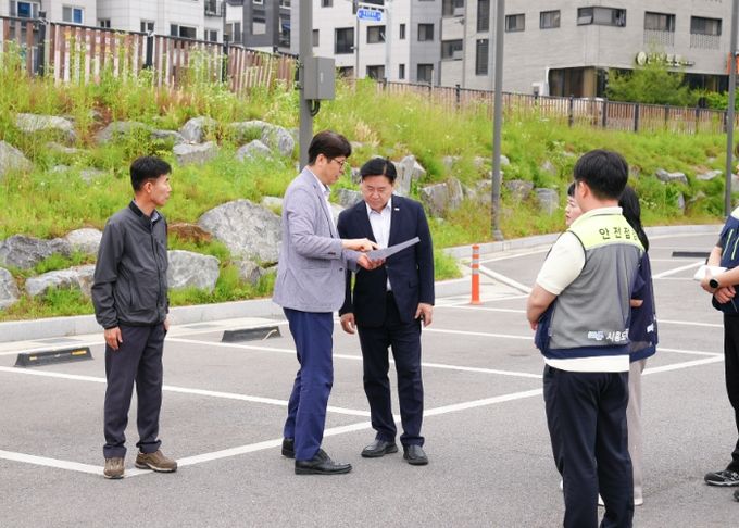 시흥도시공사, 우기철 재난재해 대비 CEO 특별 안전점검 실시