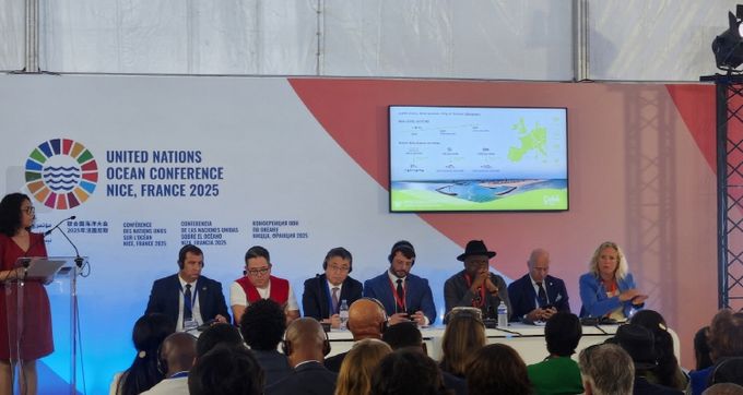 7일 프랑스 니스시 개최 연안회복 연합체 출범식에 참석 중인 장상길 포항시 부시장.