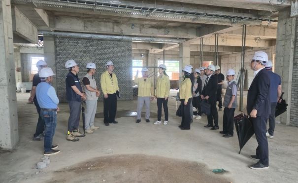 전병일 보은교육장, 우기 대비 교육현장 안전점검 나서