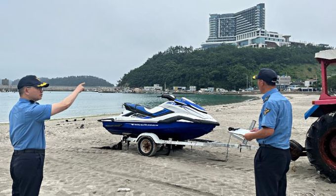 사천해경, 해수욕장 개장 전 현장점검 실시