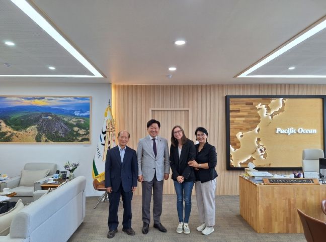 오영훈 지사-카렌 스트리징거 대표 면담