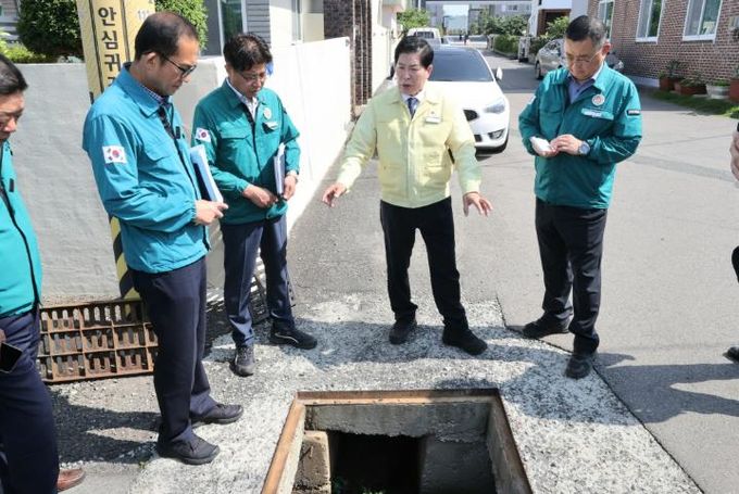 고흥군, 여름철 집중호우 대비 우수관로 긴급 점검