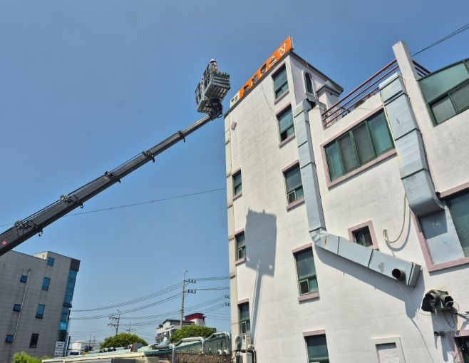 사천시, 풍수해 대비 옥외광고물 안전점검 실시