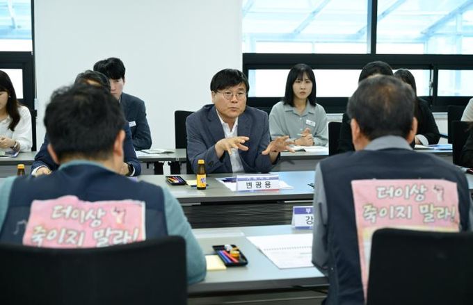 변광용 거제시장, 한화오션 하청노사 임단협 잠정 합의 ‘환영’