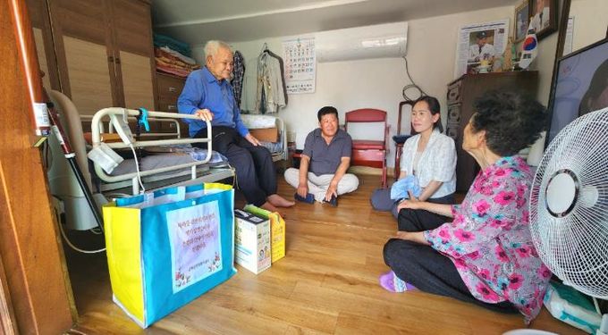 남해군 남해읍, 호국보훈의 달 맞아 보훈가족 위문