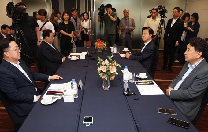 충청권 시도지사 조찬 간담회