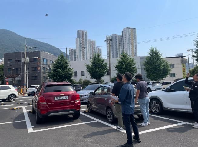 양산시, 드론 활용 풍수해 대비 옥외광고물 안전점검