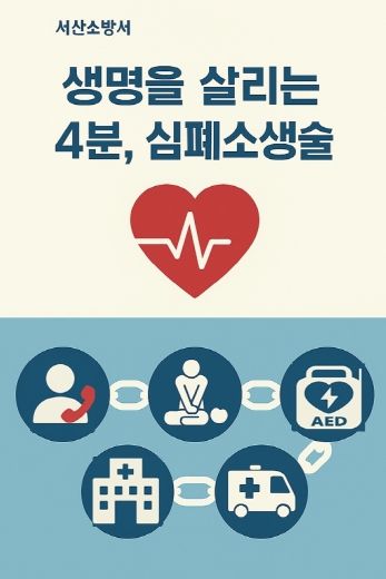 서산소방서, 심폐소생술 홍보에 앞장서다