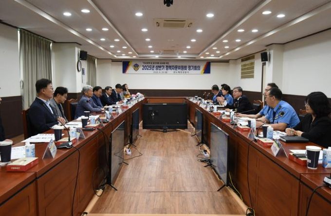 완도해양경찰서, 상반기 정책자문위원회 정기회의 개최