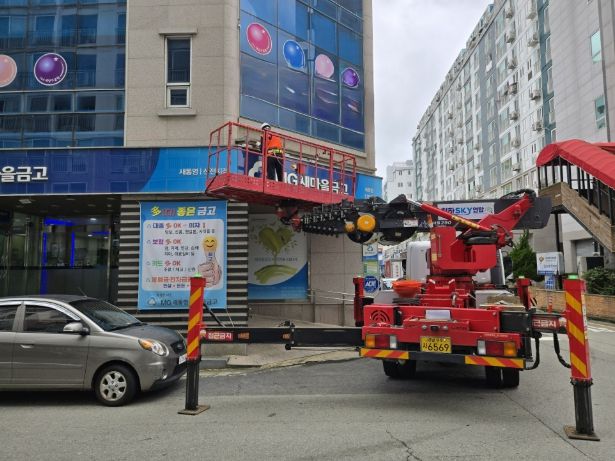 통영시, 풍수해 대비 옥외광고물 안전점검 완료