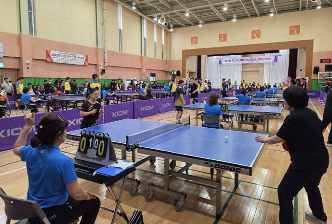 제4회 사천시장배 경남장애인탁구대회 성황리 종료