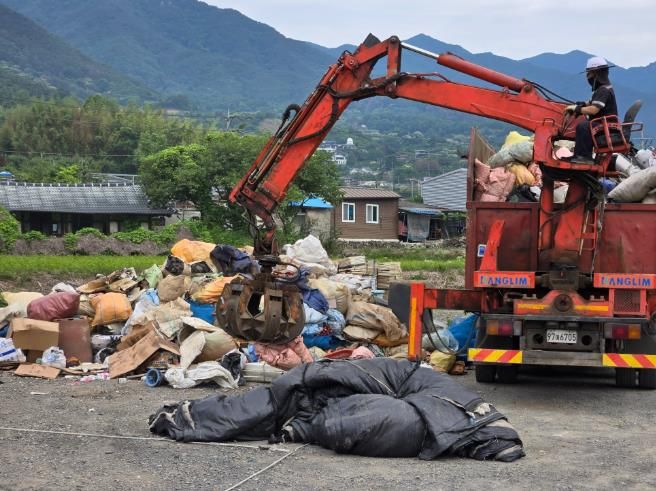 폐농자재 수거
