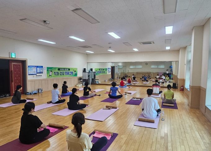 사천시청 직원 대상 웰니스 클래스 운영
