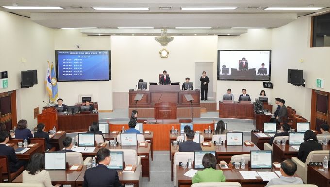 제205회 양산시의회 제1차 정례회 폐회